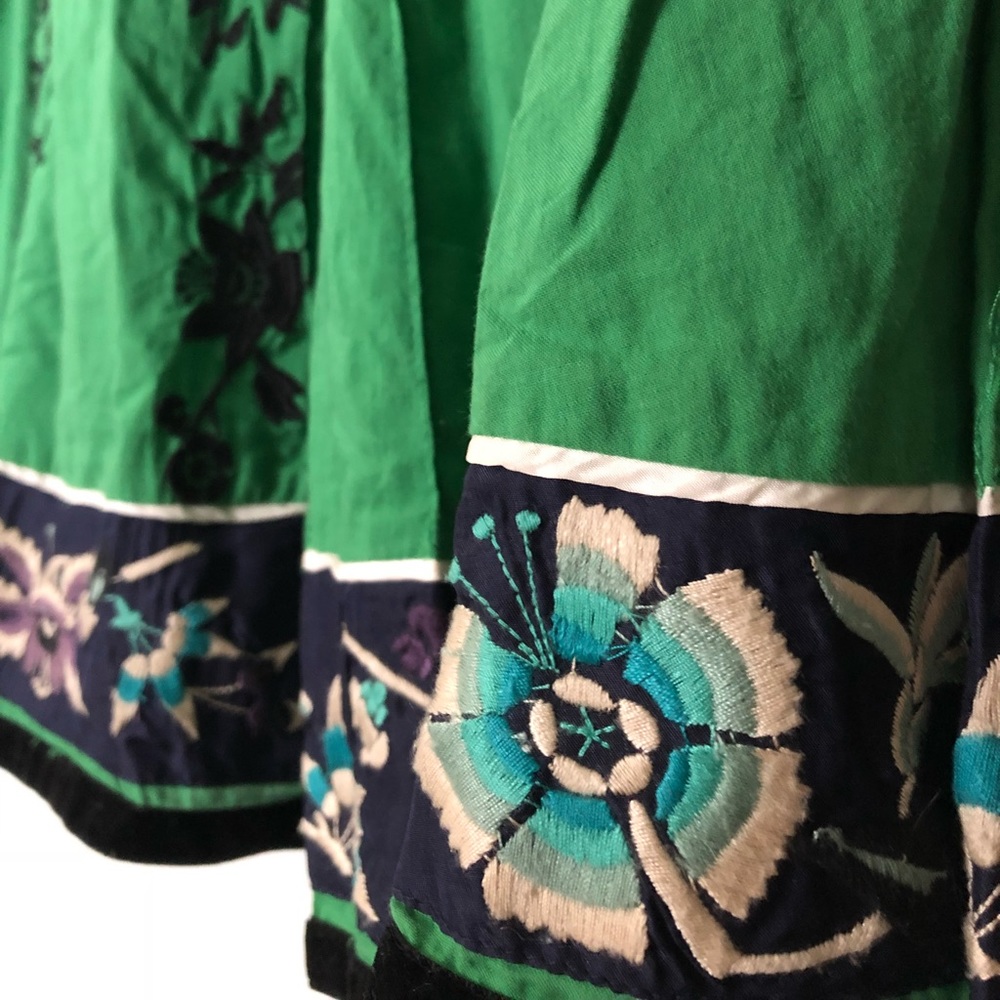 Embroidered Anthropologie Skirt - Picture 4 of 7